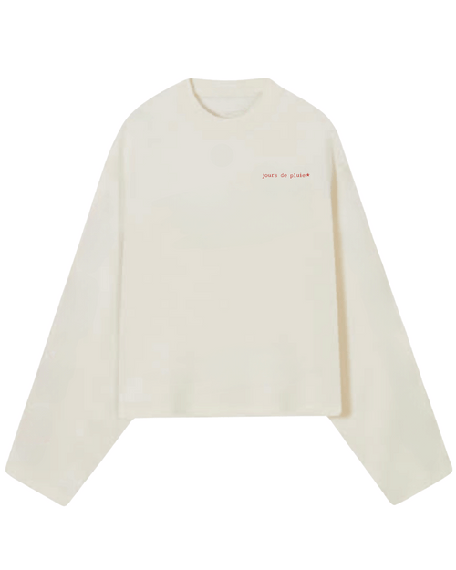 Asterisk Long-Sleeve Tee Off-White