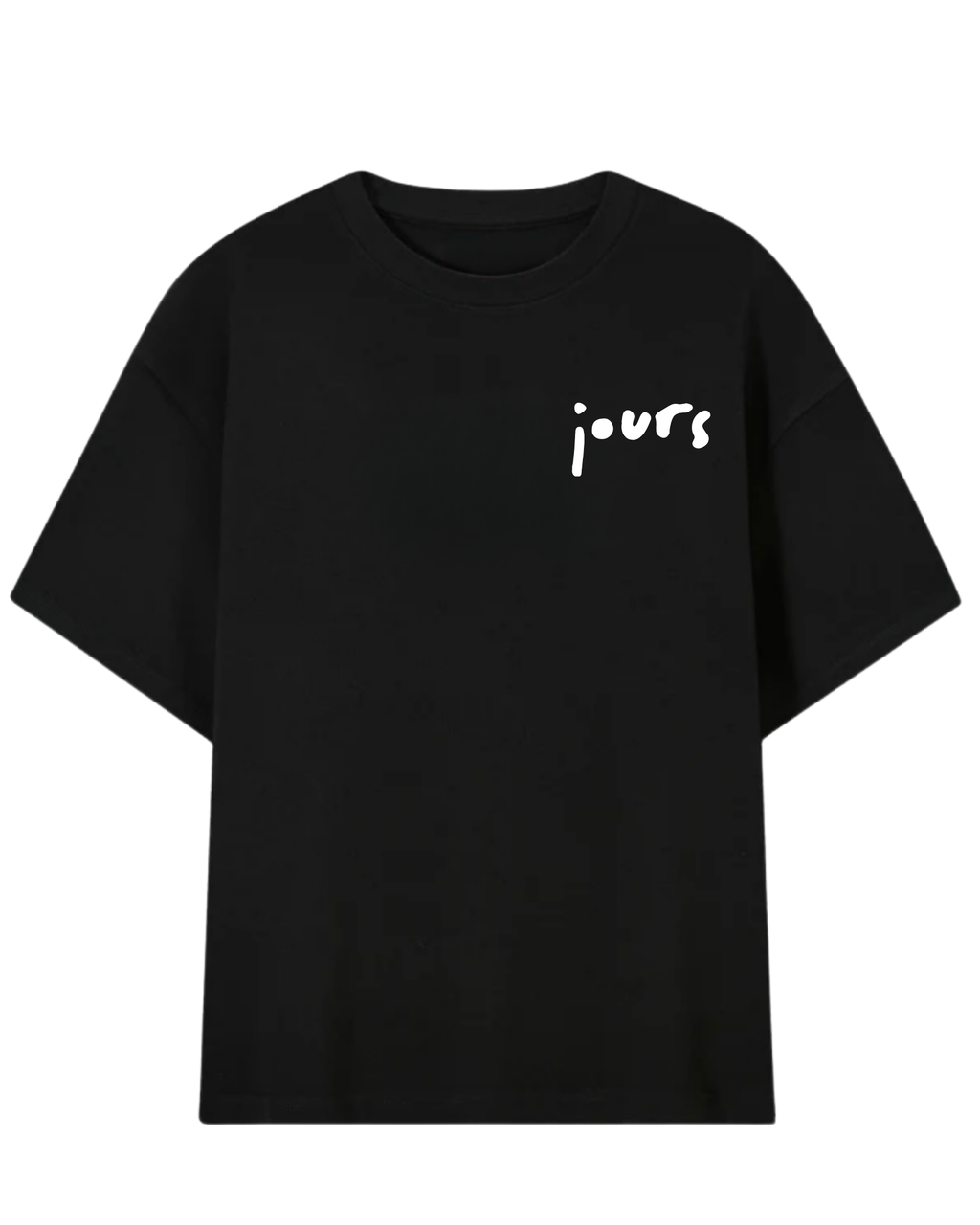 Merci Oversized Tee Black