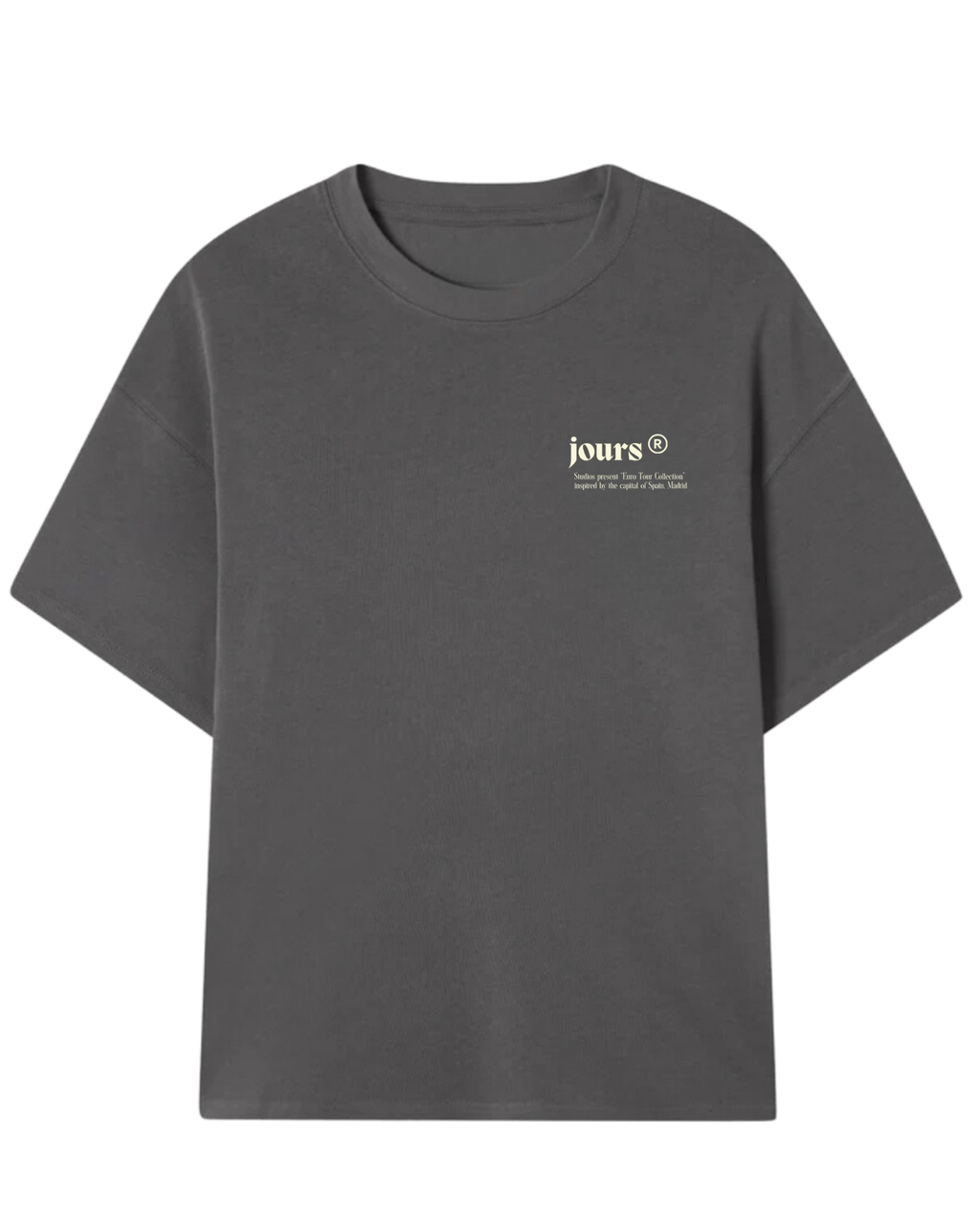 Sol Boxy Tee Grey