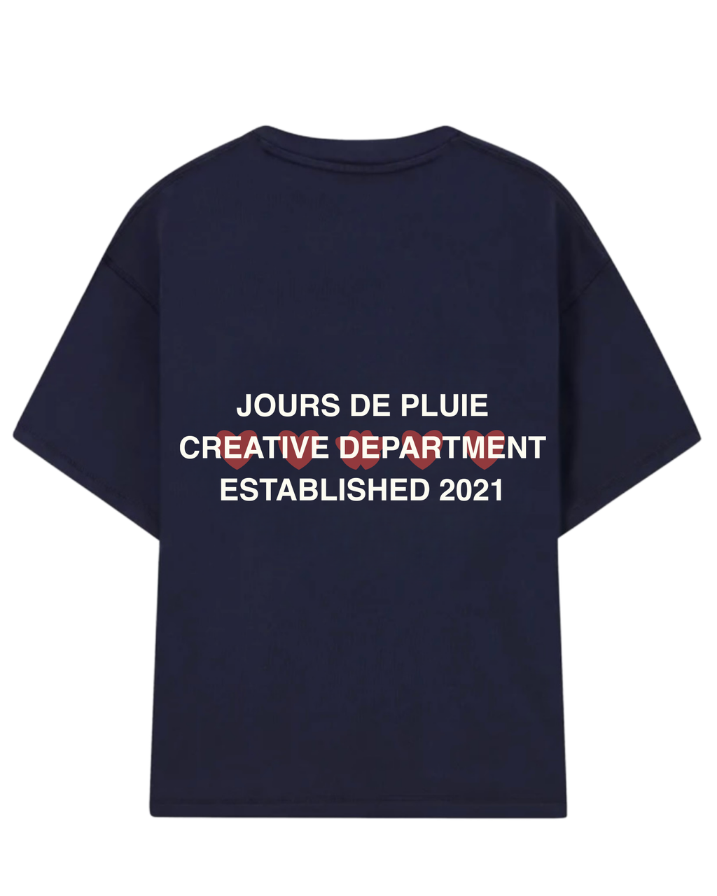Creative Hearts Tee Navy