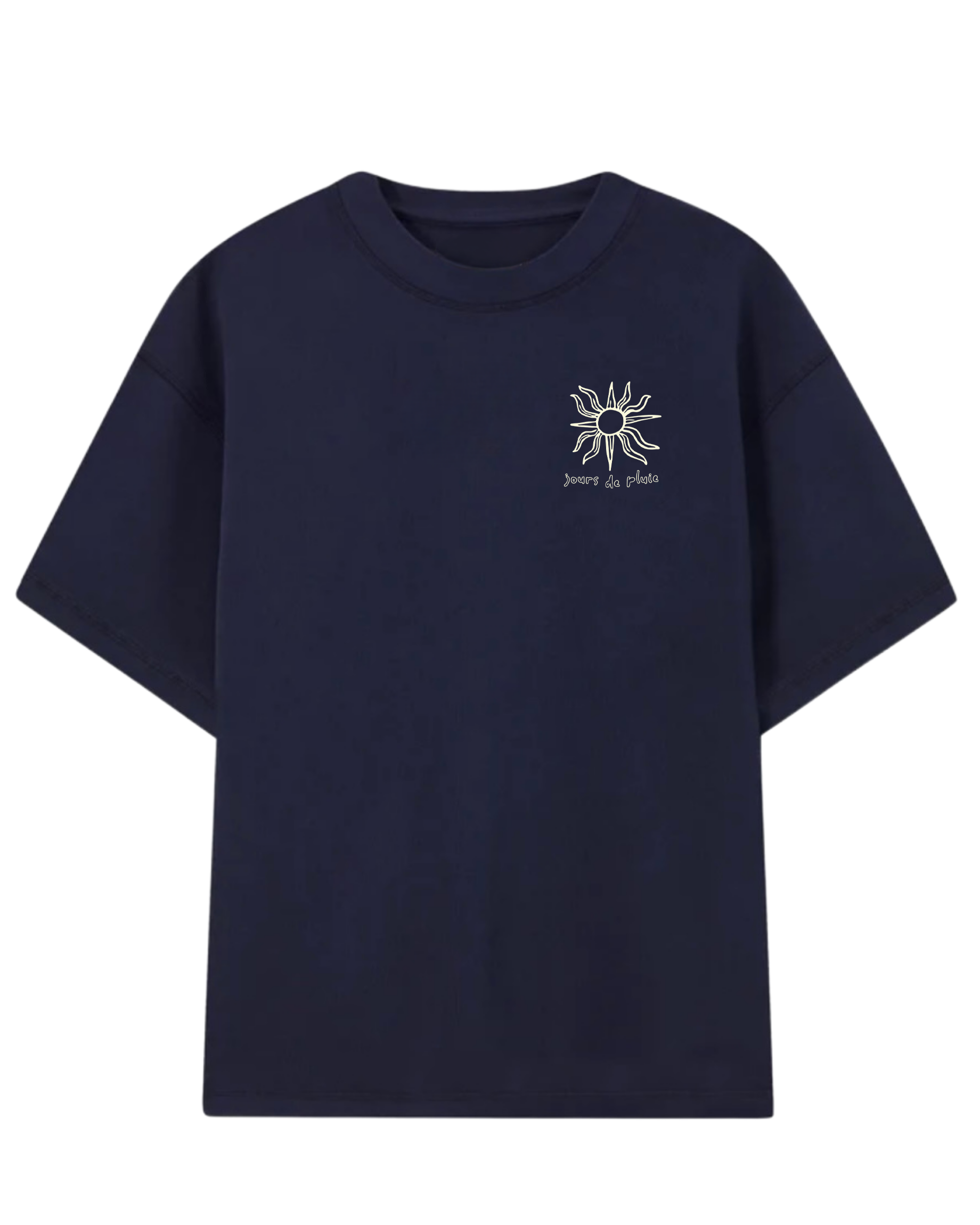 Soleil Boxy Tee Navy