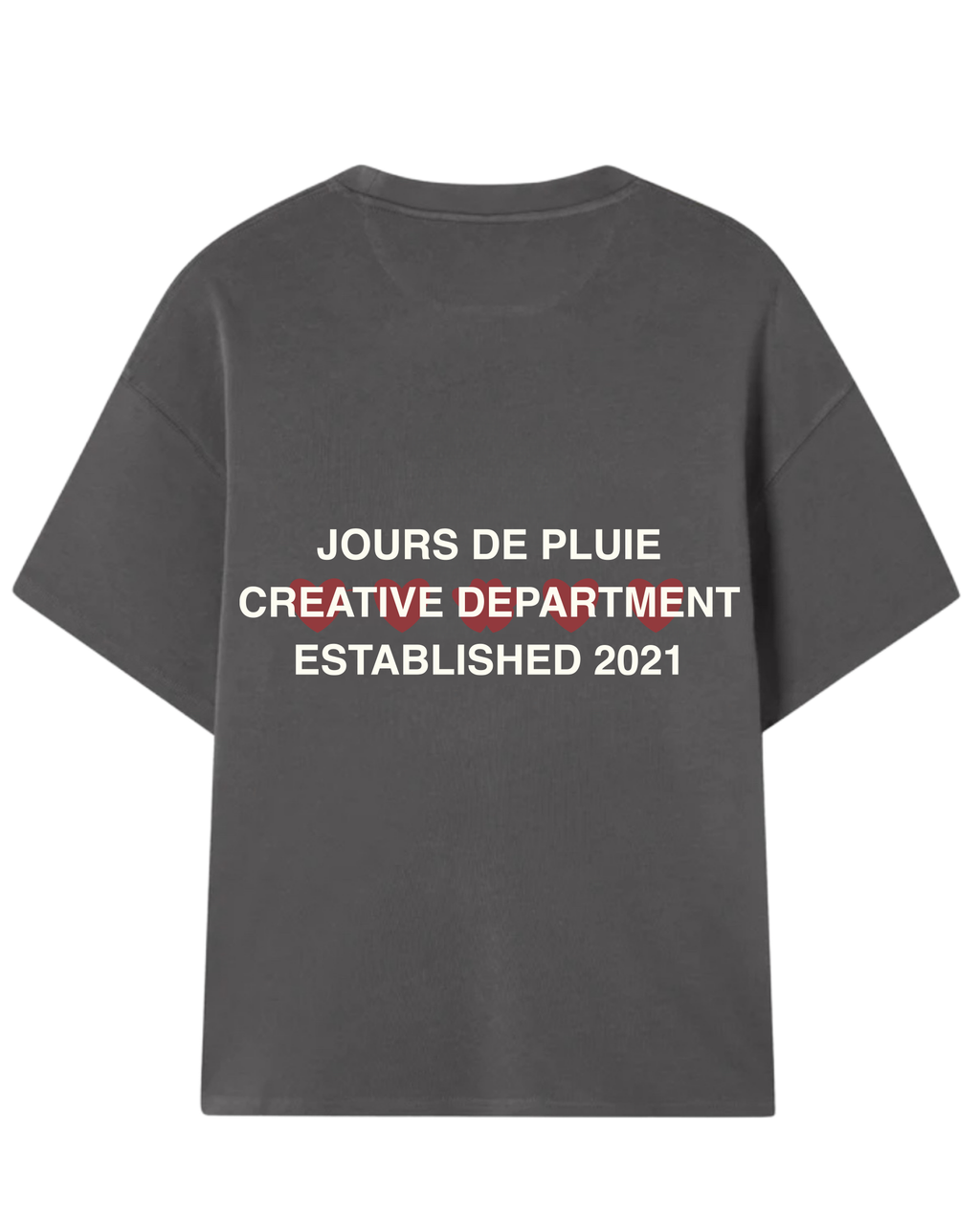 Creative Hearts Tee Grey
