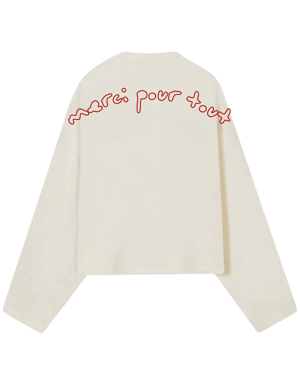 Asterisk Long-Sleeve Tee Off-White