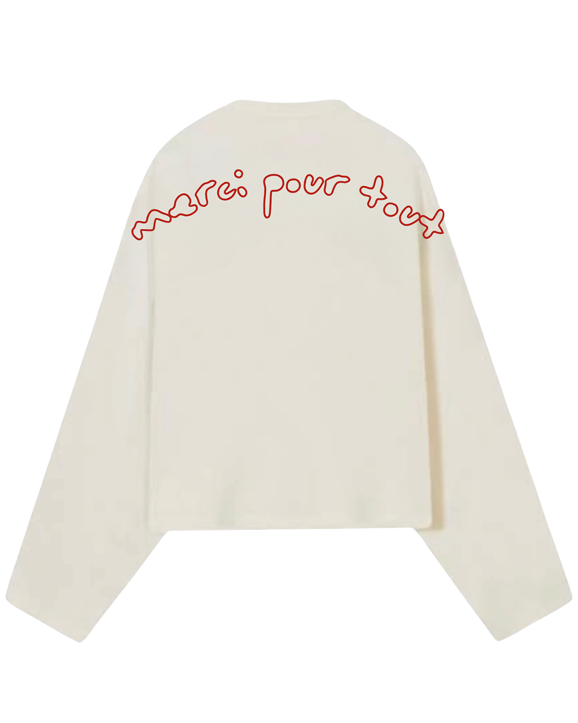 Asterisk Long-Sleeve Tee Off-White