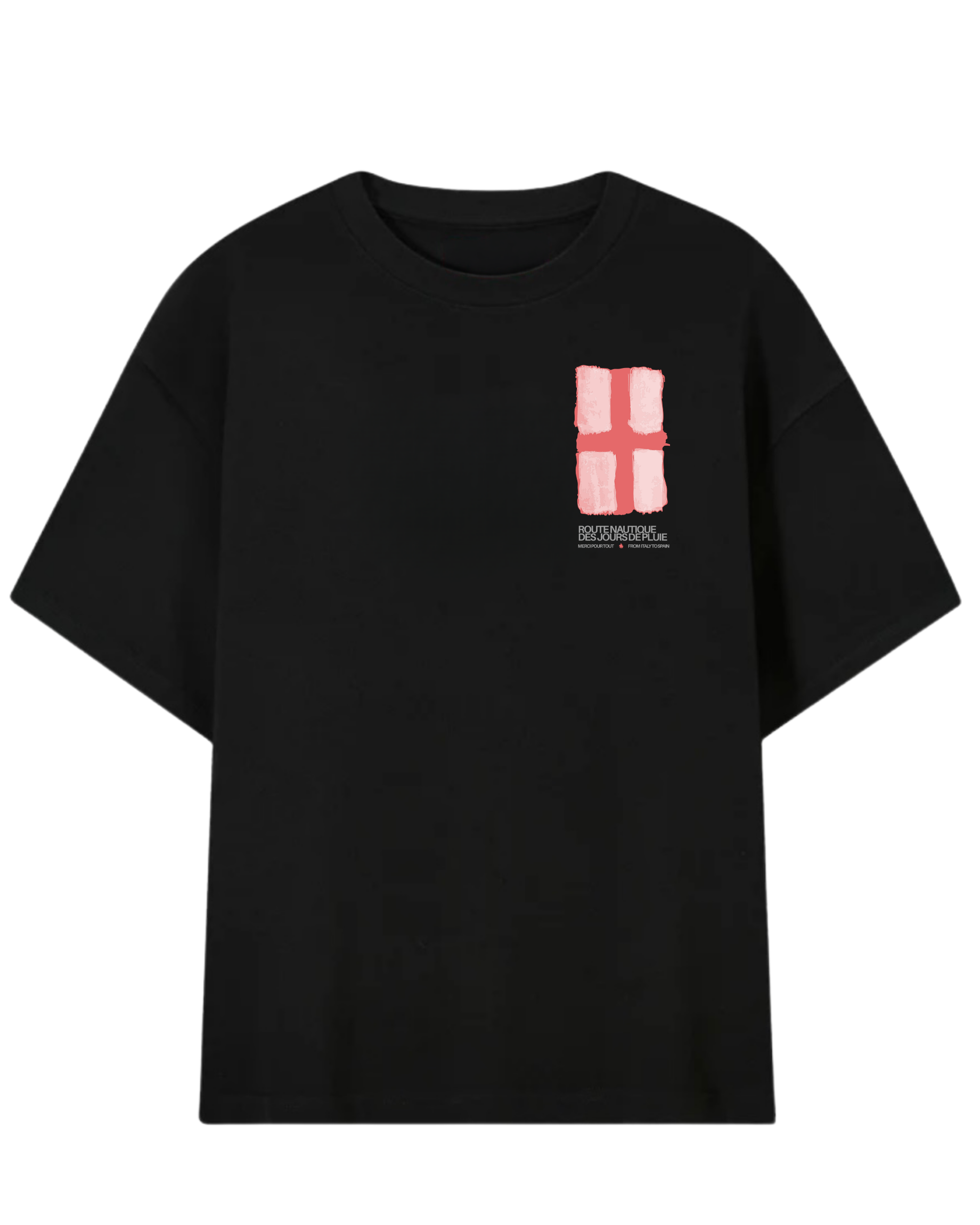 Nautique Oversized Tee Black