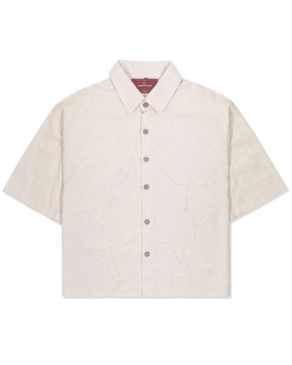 Fleur Boxy Shirt Beige