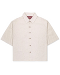 Fleur Boxy Shirt Beige