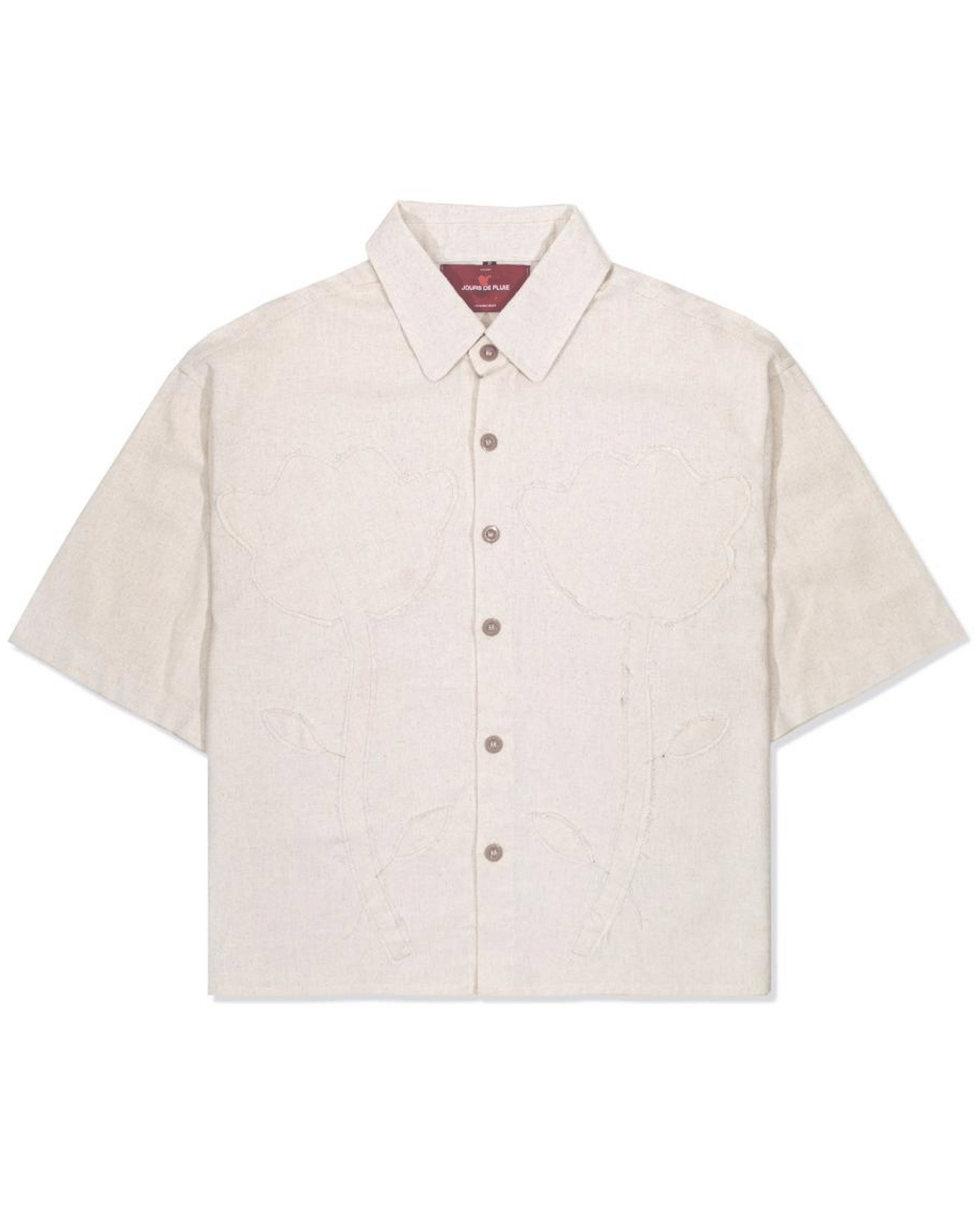 Fleur Boxy Shirt Beige