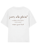 Merci Oversized Tee Off-White