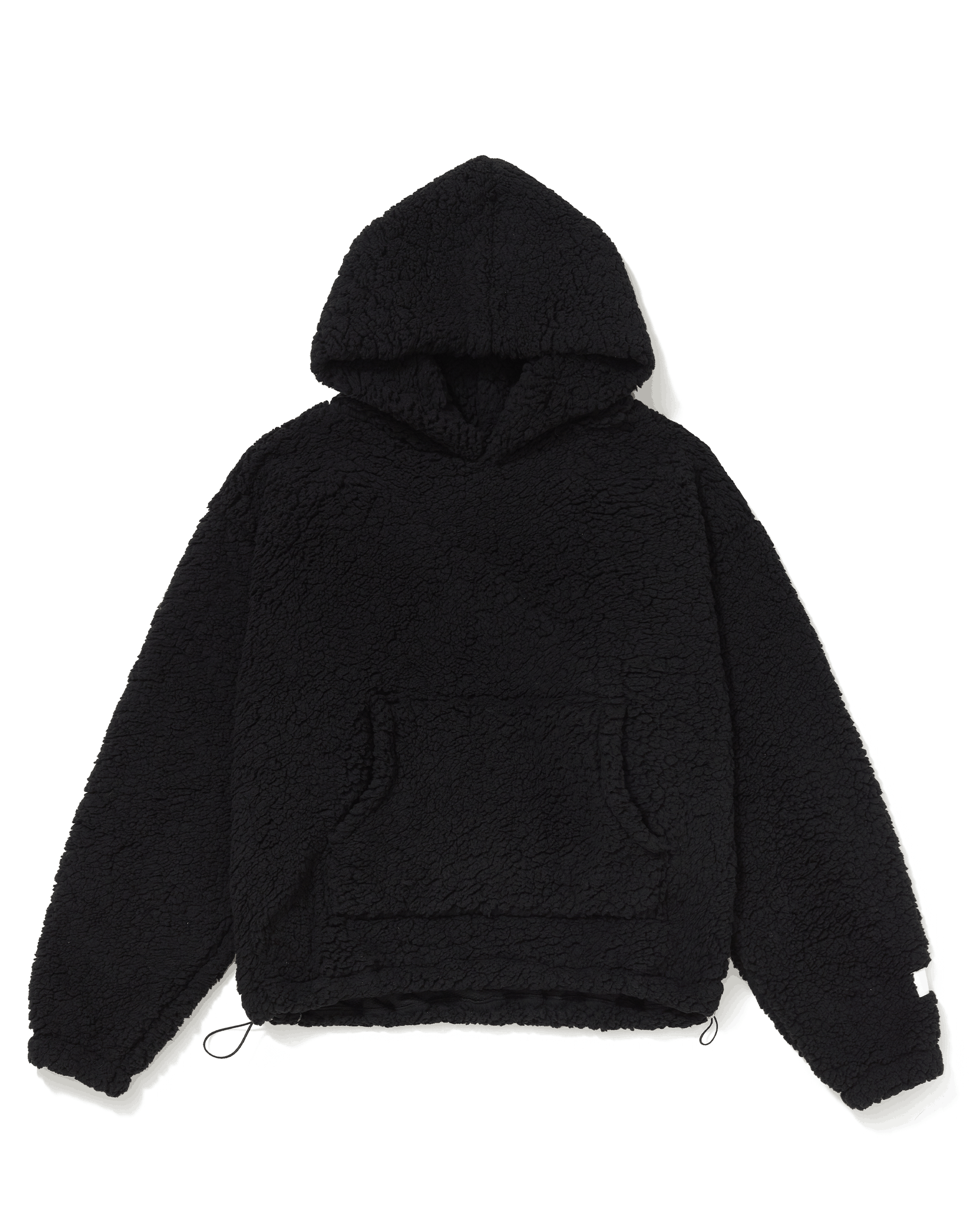 Fuzzy Hoodie Black