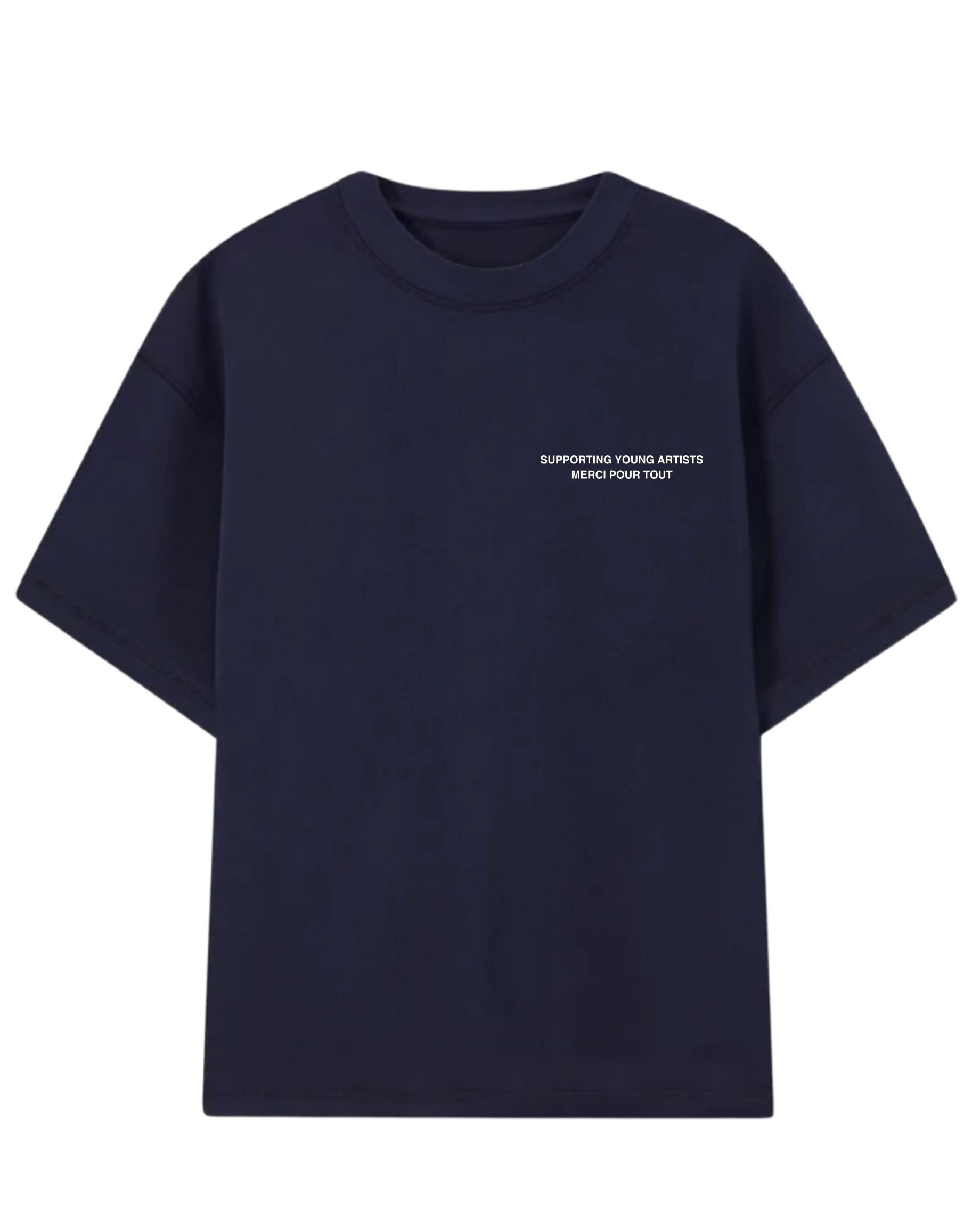 Creative Hearts Tee Navy
