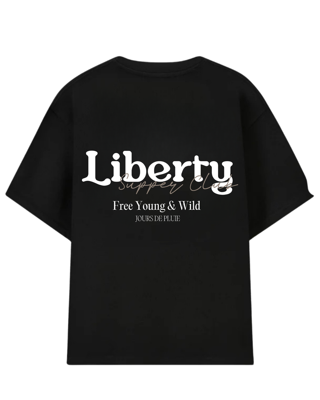 Liberty Oversized Tee Black