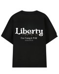 Liberty Oversized Tee Black