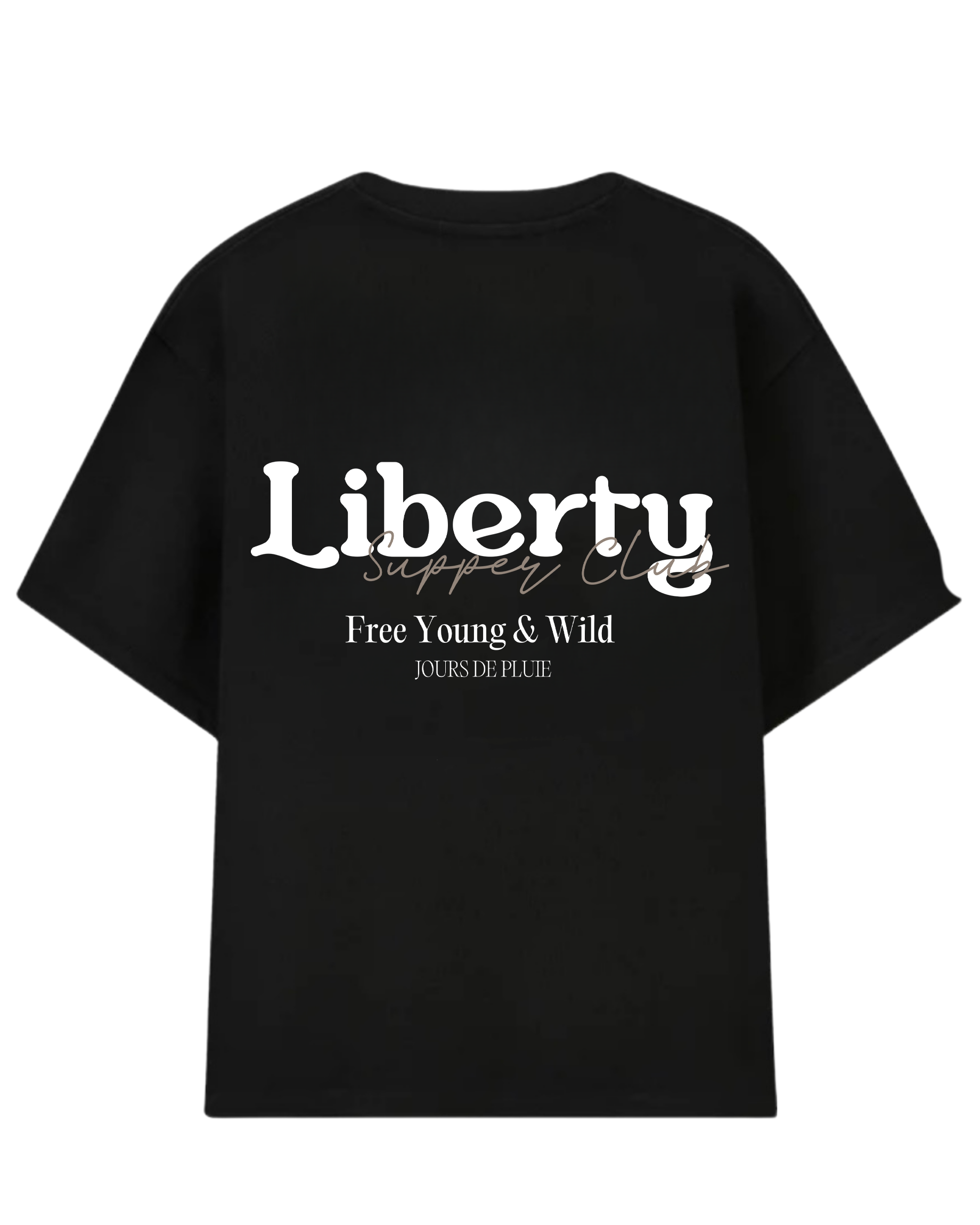 Liberty Oversized Tee Black