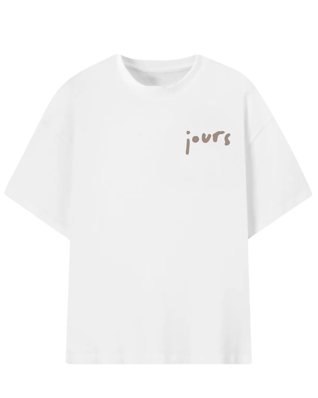 Merci Oversized Tee Off-White