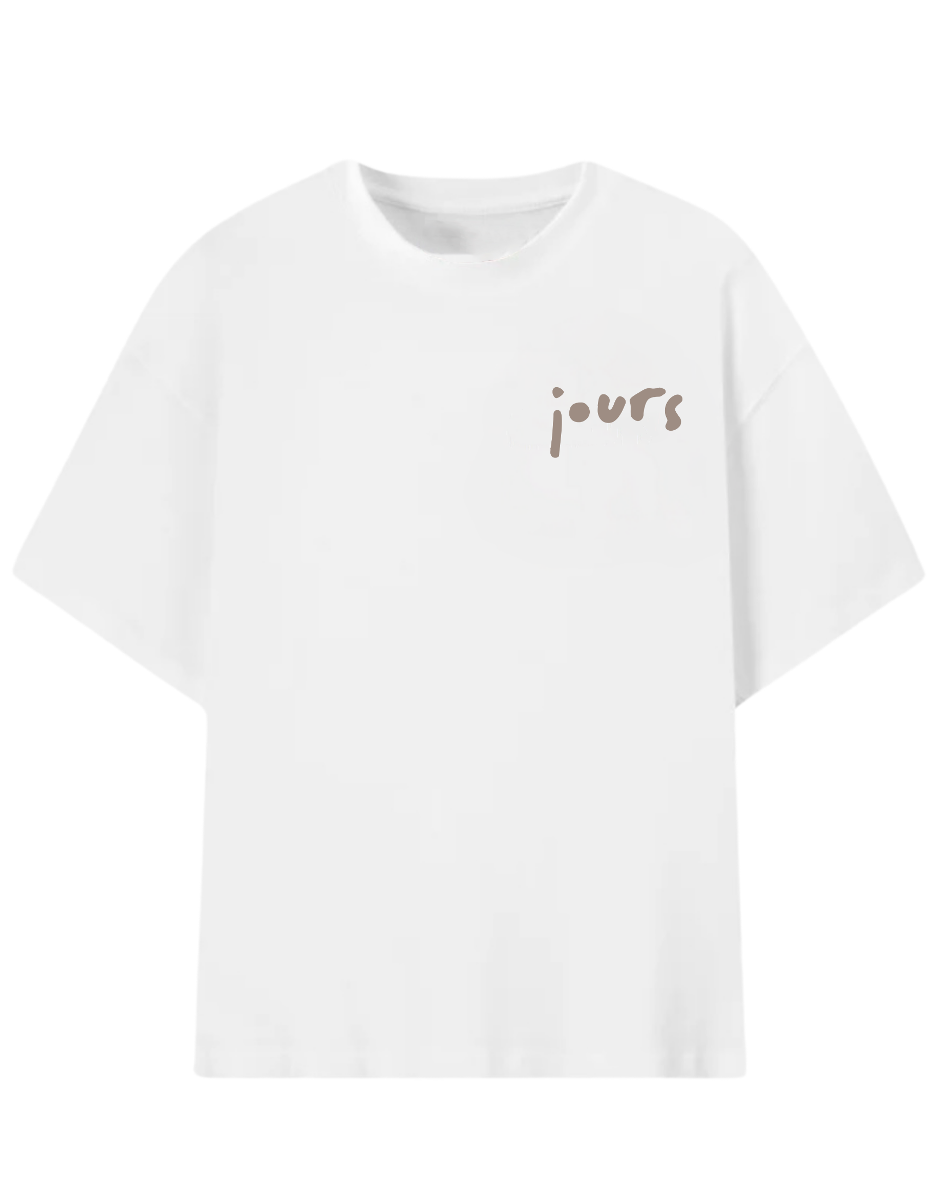 Merci Oversized Tee Off-White
